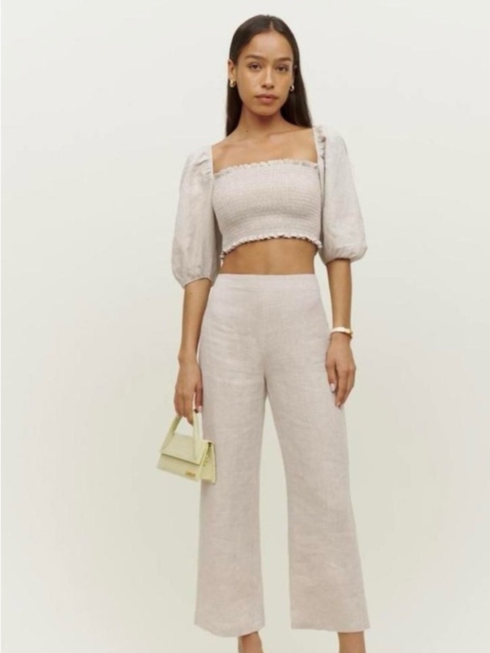 Reformation Scarlett Linen Two Piece Set - Picture 2 of 8